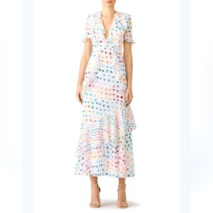 (SOLD) Designer ruffle dress by ML